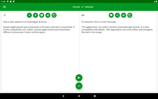 Italian - English Translator android App screenshot 0