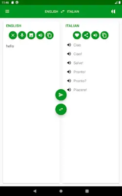 Italian - English Translator android App screenshot 1