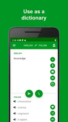 Italian - English Translator android App screenshot 2