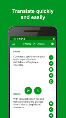 Italian - English Translator android App screenshot 3